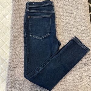 Madewell Indigo Skinny Jeans - Dark Blue Wash